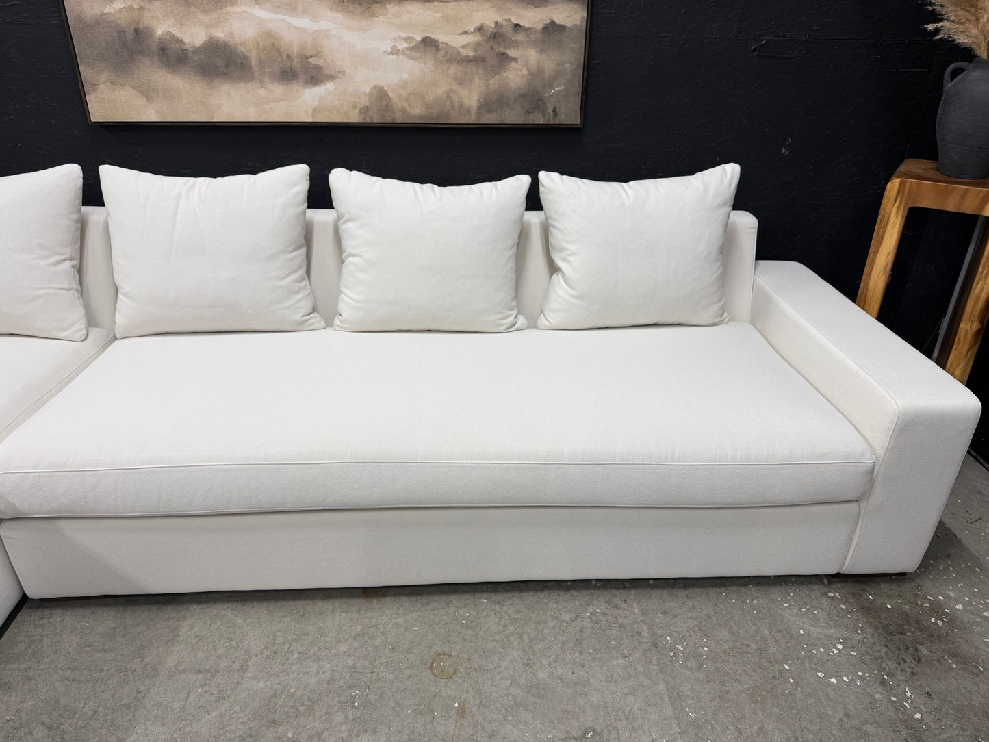 Moes Ivory Sectional
