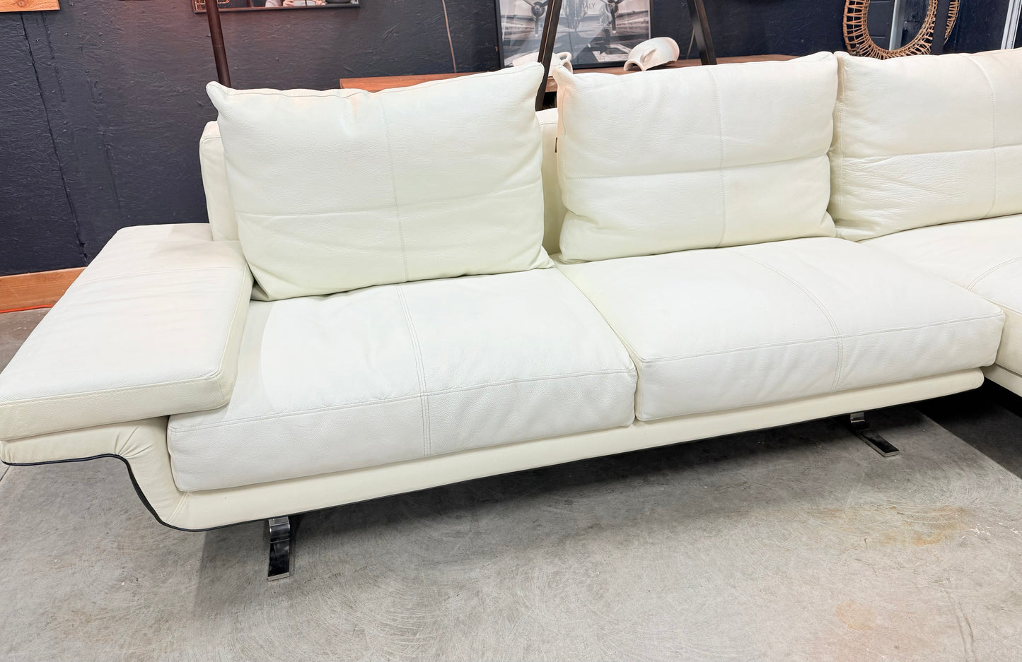 Sohome HighEnd Full Grain Leather Sectional