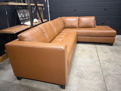 Palliser Genuine Top Grain Leather Sectional