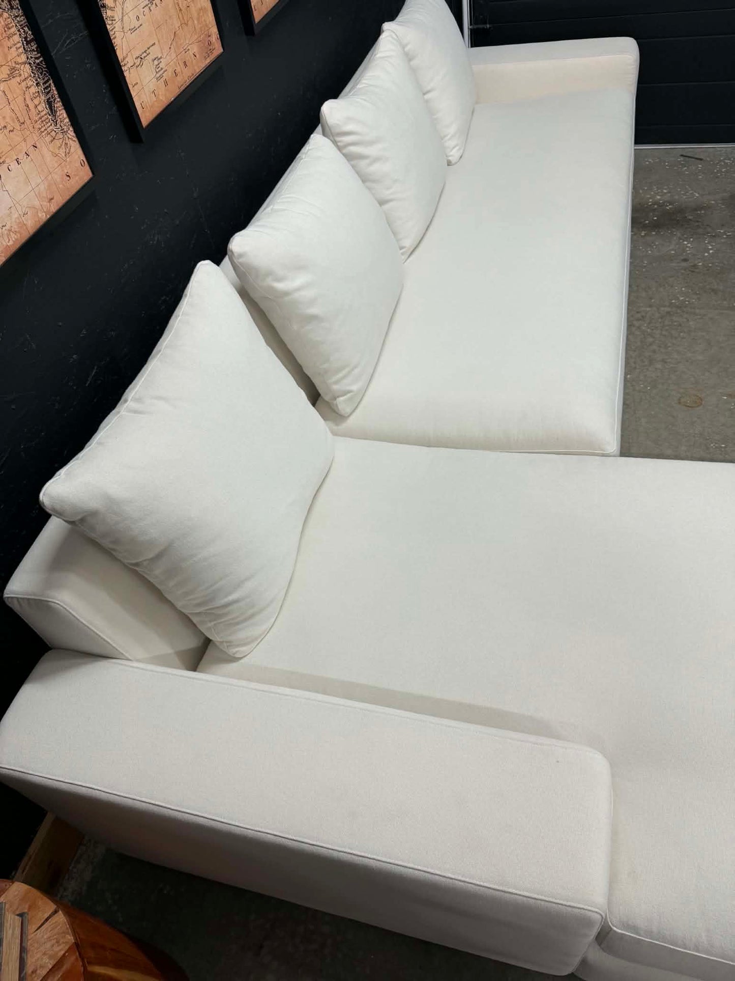Moes Downfill Cream Sectional
