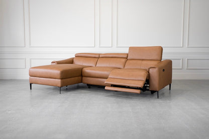 Scan Design Power Reclining Genuine Leather Sectional