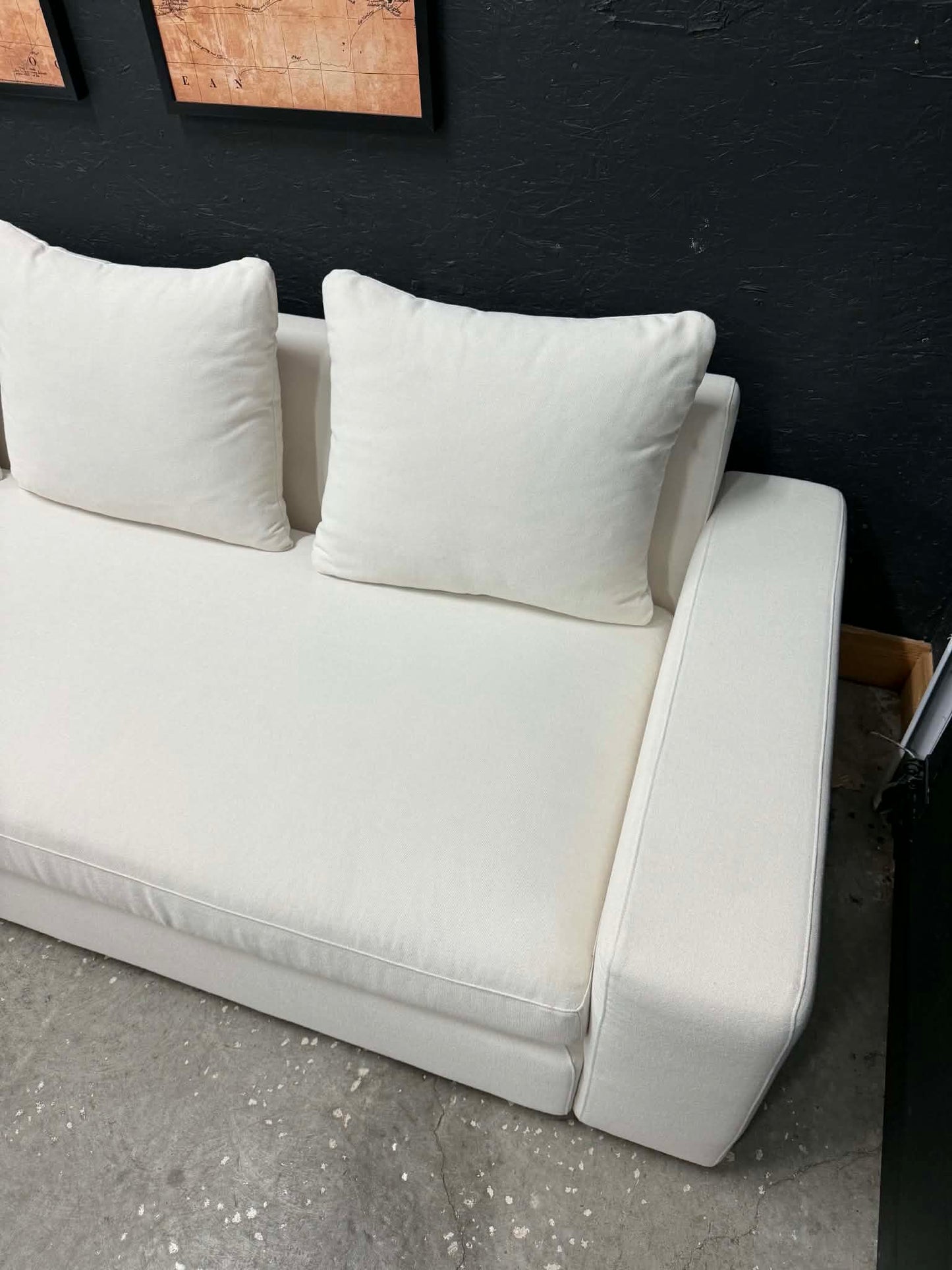 Moes Downfill Cream Sectional
