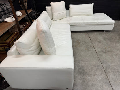 Gamma Arredamenti HighEnd Italian Full Grain Leather Sectional