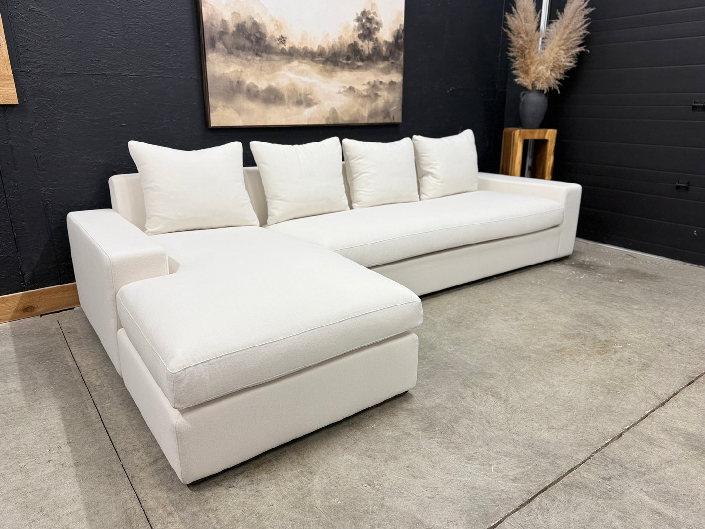 Moes Ivory Sectional