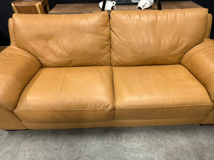 Natuzzi Grain Leather Sofa Set