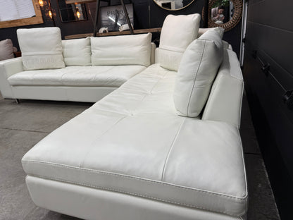 Gamma Arredamenti HighEnd Italian Full Grain Leather Sectional