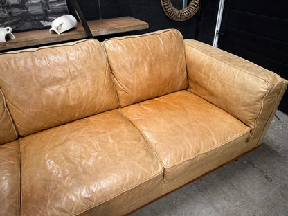 Article 100% Genuine Distressed Leather Sofa