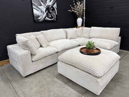 New Corduroy Sectional