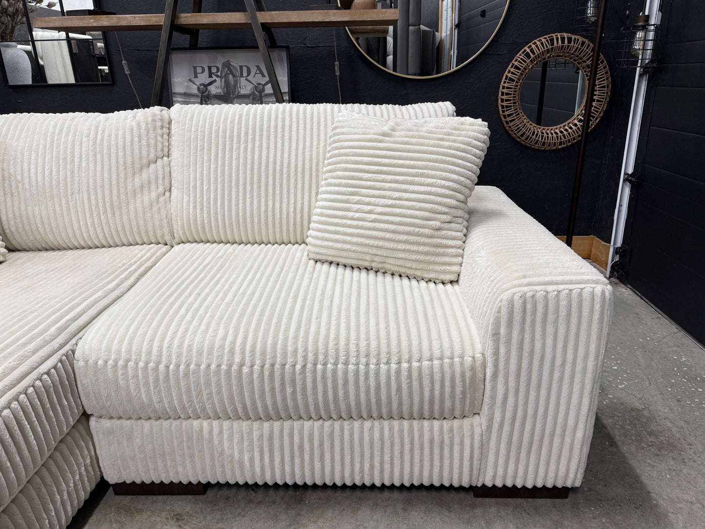 Ashley Corduroy Sectional