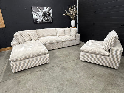 New Corduroy Sectional