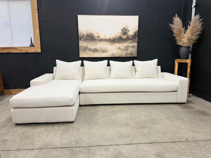 Moes Ivory Sectional