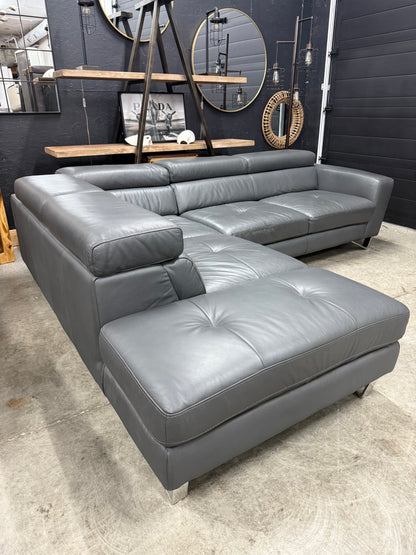 Scan Design Genuine Leather Sectional