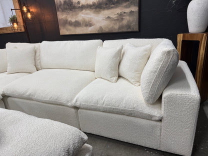 Boucle 5 Piece Cloud Couch