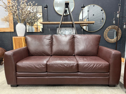 Campio RawHide Brown Leather Sofa Set