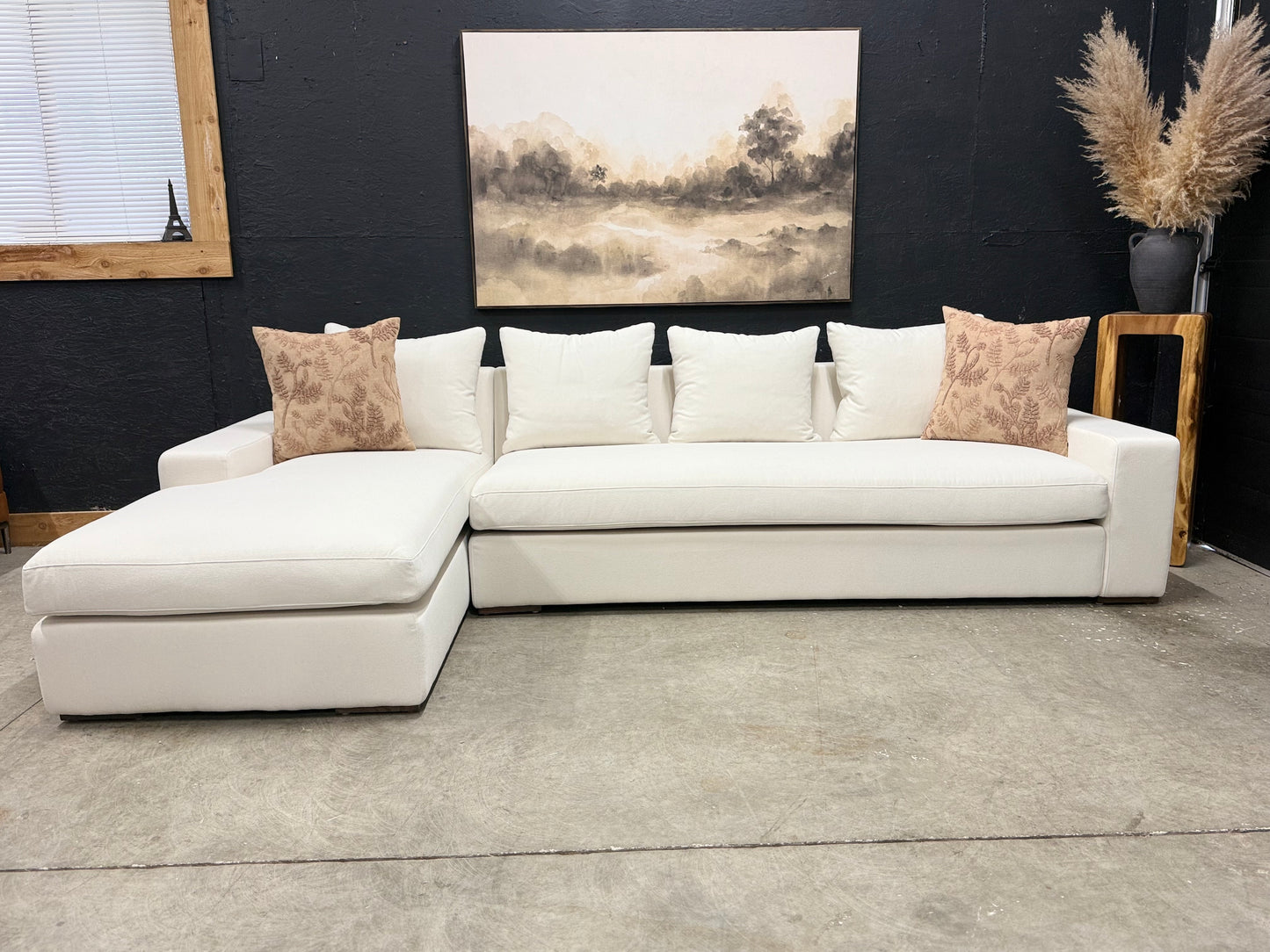 Moes Ivory Sectional