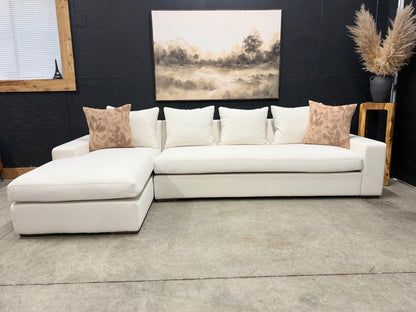 Moes Ivory Sectional