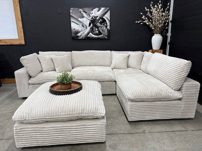 New Corduroy Sectional