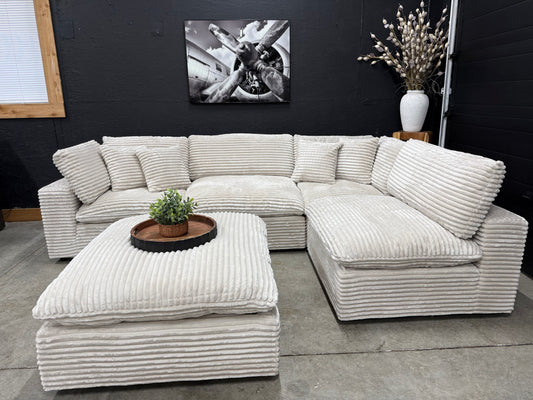 New Corduroy Sectional