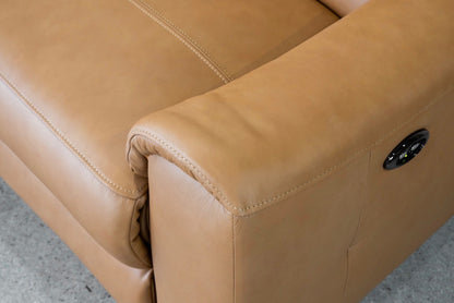 Scan Design Power Reclining Genuine Leather Sectional