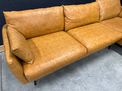 Albani Park Faux Leather Sectional