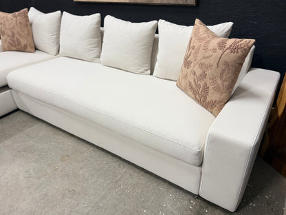 Moes Ivory Sectional