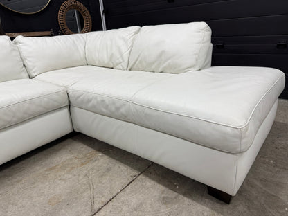 Natuzzi Genuine Grain Leather Sectional