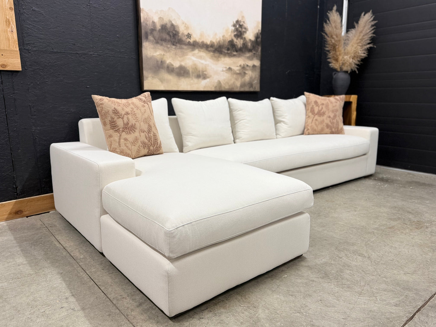 Moes Ivory Sectional