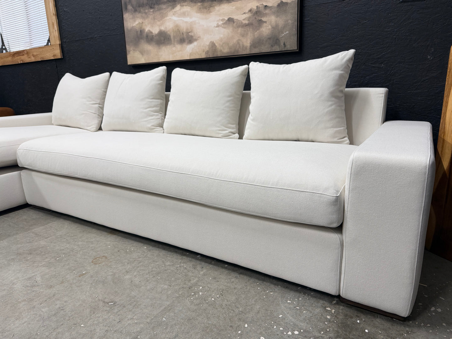 Moes Ivory Sectional