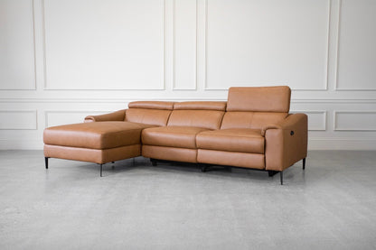 Scan Design Power Reclining Genuine Leather Sectional