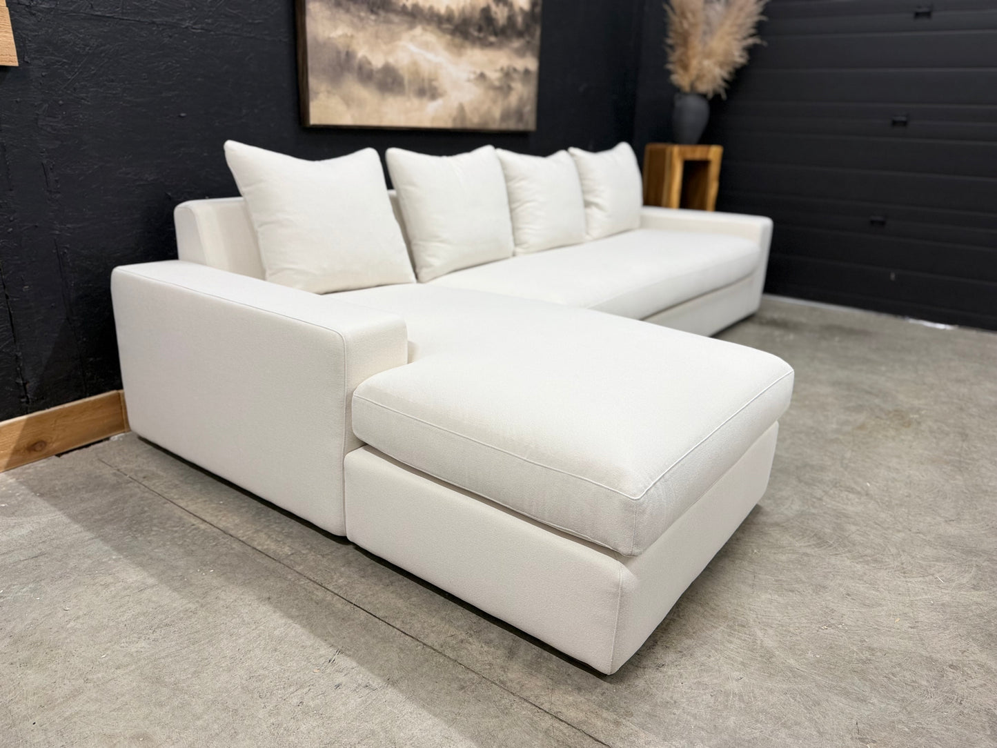 Moes Ivory Sectional