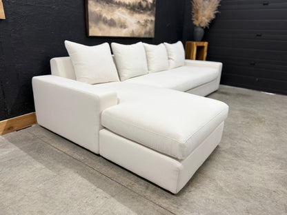 Moes Ivory Sectional