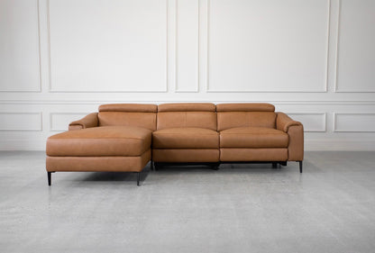 Scan Design Power Reclining Genuine Leather Sectional