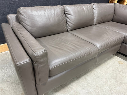 Scan Design Genuine Full Grain Leather Sectional