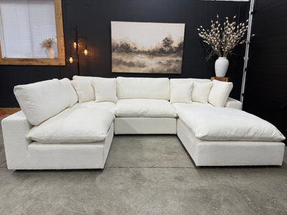 Boucle 5 Piece Cloud Couch
