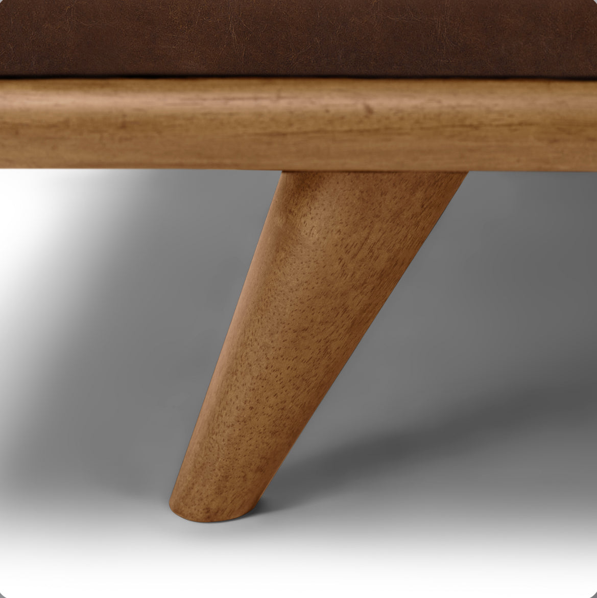 Article 100% Tan Genuine Leather Sofa