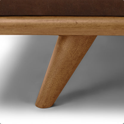 Article 100% Tan Genuine Leather Sofa