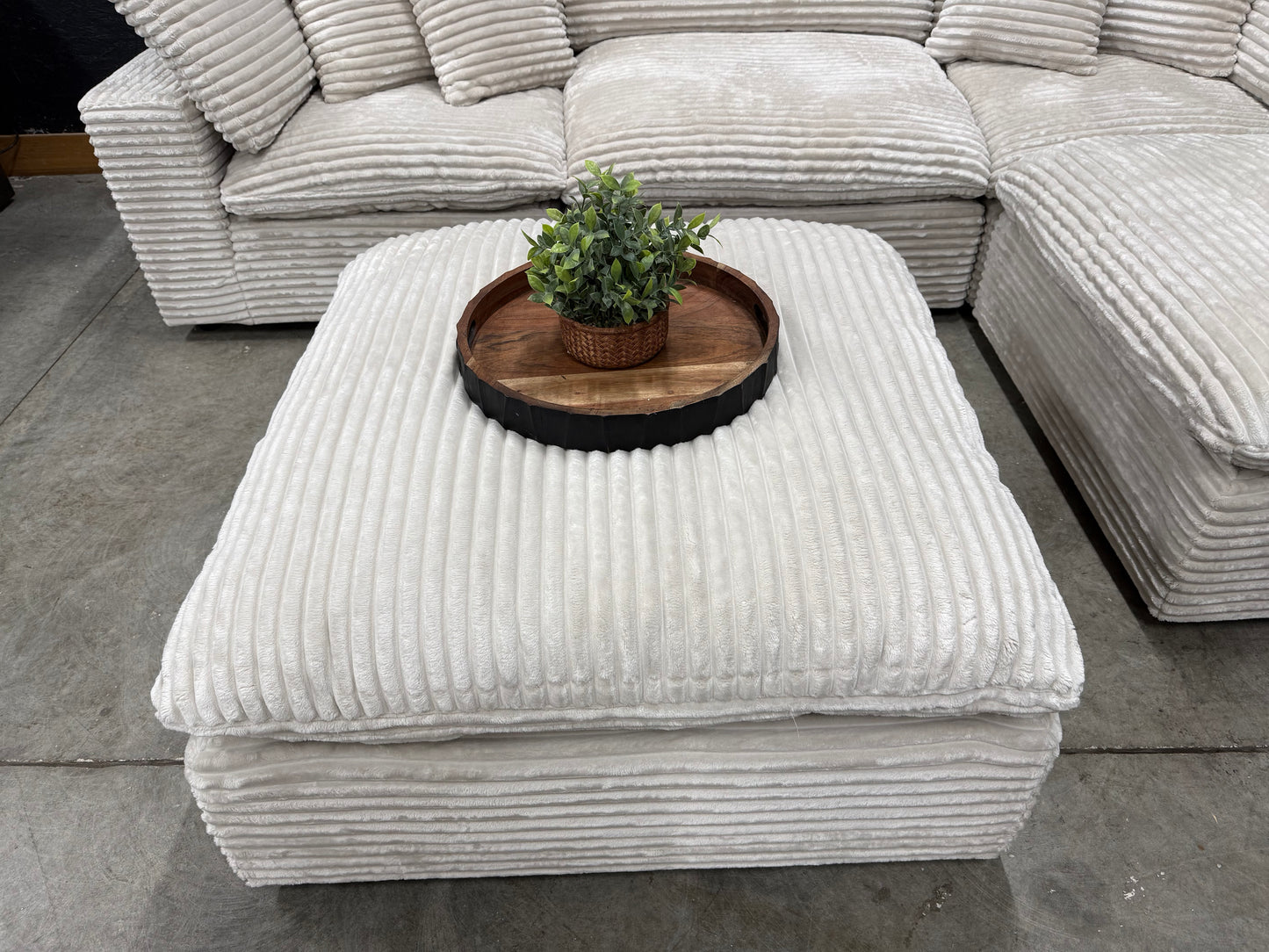 New Corduroy Sectional