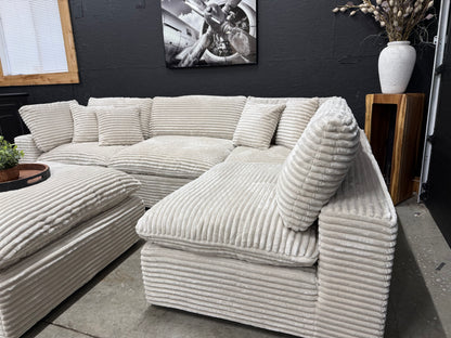 New Corduroy Sectional