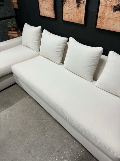 Moes Downfill Cream Sectional