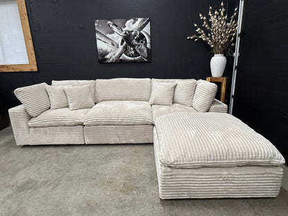 New Corduroy Sectional