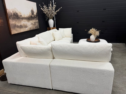 Boucle 5 Piece Cloud Couch