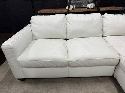 Natuzzi Genuine Grain Leather Sectional