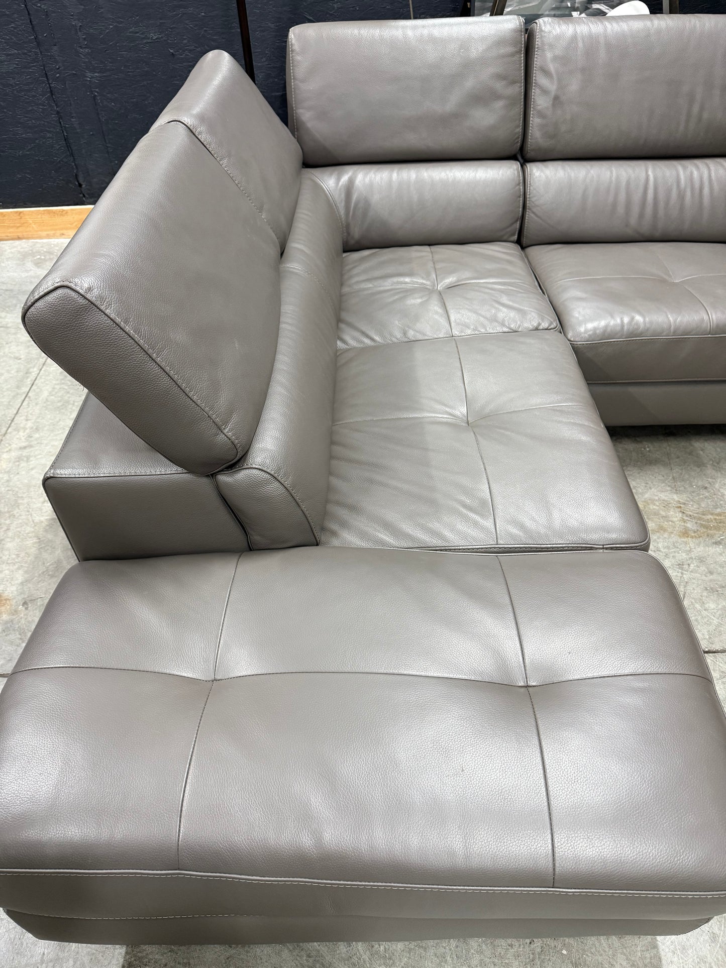 Scan Design Genuine Leather Sectional