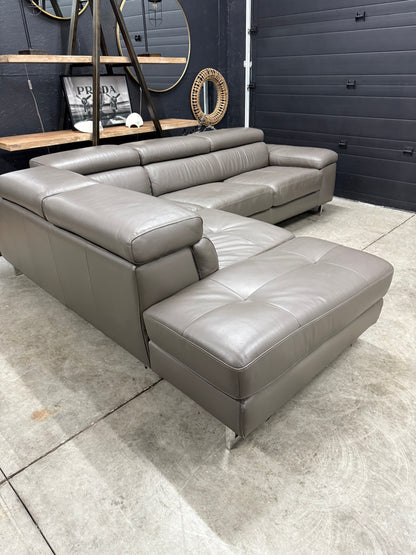 Scan Design Genuine Leather Sectional